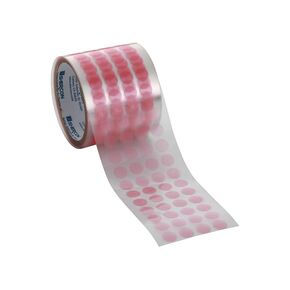 Caplugs SH-48769 Red Polyester Masking Discs - PR00562 Powder Coating, E-Coating, Anodizing and Other High-Temp Masking Applications - 9/16" Disc, Red (2,000 Discs per roll)