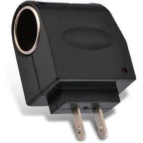 1 PC Car Cigarette Lighter Socket Replacement, Waterproof Vehicle Cigarette Lighter Adapter Converter, Universal Automotive Power Supply Inverter Accessories for Truck SUV Car (Black)