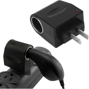 AC to DC Converter, Cigarette Lighter Adapter to Wall Plug, Car Accessories for Power Supply Transformer Convert 120V/110V to 12V AC/DC Power Converter Car Cigarette Lighter Socket