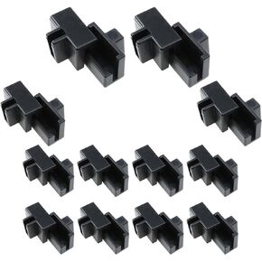 Wantane-ملف خزانة القضبان كليب معلقة ملف السكك الحديدية كليب ملف القضبان معلقة ملف السكك الحديدية كليب ملف أسود مشبك السكك الحديدية البلاستيكية إبقاء المجلدات نظيفة ومنظمة-16 قطعة in Kuwait