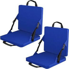 Tatuo 2 Pcs Stadium Seats Cushion Without Back Support Boat Canoe Kayak Seat Cushion Stadium Seats Cushion for Indoor Outdoor Sport Events Bleacher Outing Traveling Hiking Fishing Camping
