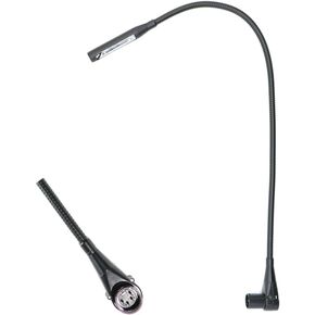 M32 24 inch 2 watt Right Angle XLR 4PIN Mixer LED Light gooseneck lamp for Midas M32 and BEHRINGER X32 Compact Version Mixer,Strong and Flexible gooseneck