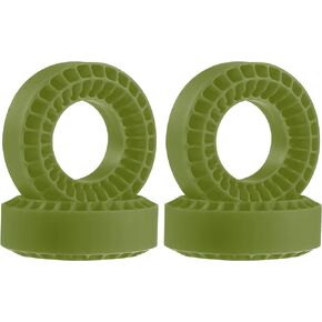 Silicone Rubber lnsert Foam Fit 1.0'' Wheel Tires 58-63mm Foam Fit 1/18 1/24 RC Crawler TRX4M SCX24 FCX24 AX24 (Hard-Blue)
