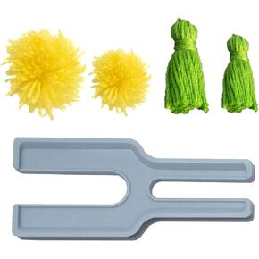 صانع بوم بوم، لنسيج الكرة الزغبية DIY غزل الصوف الحياكة الحرفية مشروع بسيط حبل مضفر صانع النول، أداة شرابة للأطفال والكبار in Kuwait