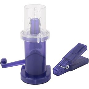 Weaver Knitting Tool, Easy Household Weaver Rope Knitter Mini Sewing Mill Loom Spool Machine Hand Operated Wool Winder Weaving Hook Crochet Flower Arranger Tools for Sweaters Bracelet DIY Craft Home