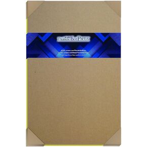10 Sheets Brown/Gray Chipboard 60 Point Extra Thick 12" X 18" (12X18 Inches) Large|Poster Size .060 Caliper Extra X Heavy Cardboard as Thick as 15 Sheets 20# Paper