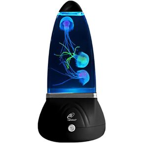 Lightahead Mini Jellyfish Sensory Aquarium Lamp with 7 Color Changing Effects. The Ultimate Sensory Synthetic Jelly Fish Tank Aquarium (Small).