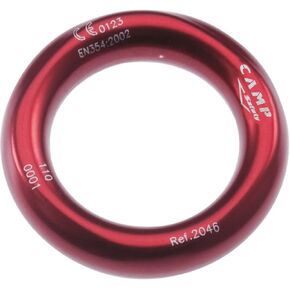 CAMP Aluminum Rappel Ring - 34mm - Red