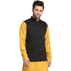 Twill Cotton Nehru Jacket Only, Ethnic Traditional Wear