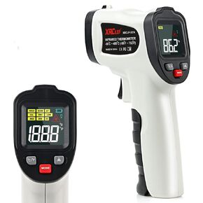 Infrared Thermometer Gun, Non-Contact Laser Thermometer Temperature Gun with LCD Display -58℉～752℉, Thermal Temperature Gun for Cooking, Color LCD Display Temp Gun Thermometer (Not for Humans)