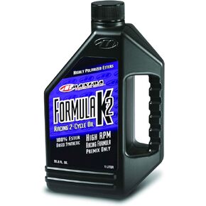 Maxima Racing Oils 22901-2PK Formula K2 Synthetic Racing 2-Stroke Premix Oil 1L Bottle, 2-Pack