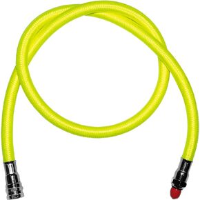 Low Pressure Braided Diving Hose - 27" or 36" Flexible Braided Hose - 500PSI for Scuba Diving 2nd Stage Regulator and Octopus (Blue/36")