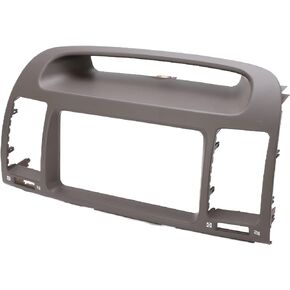 Dash Stereo Bezel 2Din Car Stereo Radio Fascia CD Dashboard Panel Frame ABS Replacement for Camry 2000‑2003