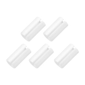 10 Pack Fiber Optical Accessories, 5 Pcs Fiber Optical Ceramic Core and 5 Pcs Mental Heads for Visual Fault Locator Fiber Optic Tester Light Meter Network Cable Tester Replace Accessories