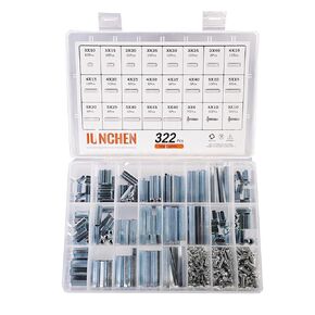 Hex Standoff PCB Motherboard Hexagon Spacer 304 Stainless Steel M4 Assortment Kit 400pcs