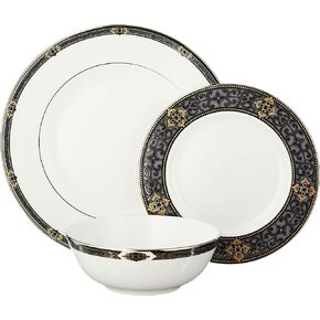 Lenox 3-Piece Place Setting Vintage Jewel, White