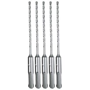Makita 5 Pack - SDS-Plus 5/32" Drill Bits for SDS+ Rotary Hammers - 4" Deep Drilling Into Concrete & Masonry