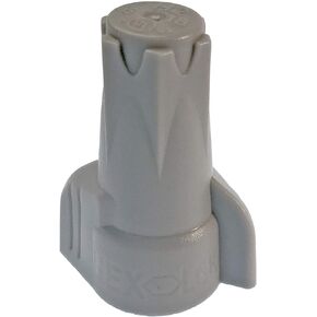 Gardner Bender, Grey 19-2H2 Hex-Lok Twist-On Wire Connectors, 14-6 AWG, 6 pk, 6 Pack
