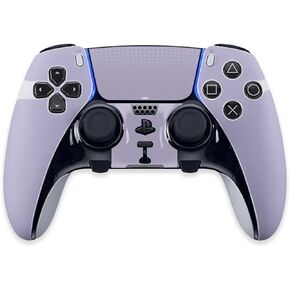 MightySkins Skin Compatible with PS5 DualSense Edge Controller - Solid Lilac | Protective, Durable, and Unique Vinyl Decal wrap Cover | Easy to Apply & Change Styles | Made in The USA