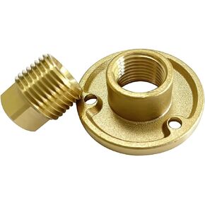 Solid Brass Drain Plug Boat Garboard Drain Plug Kit Fit for 1 Inch Hole