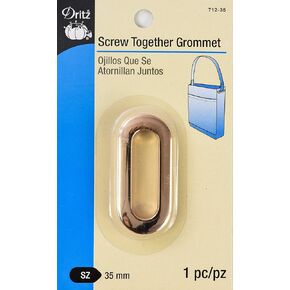 Dritz 714-65 براغي شديدة التحمل مع حلقة بيضاوية، 45 مم، نيكل