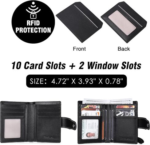 BOSTANTEN Briefcase for Women Leather Laptop Handbag bundle Women Leather Wallet in Saudi Arabia