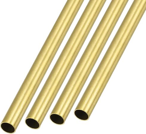 أنبوب نحاسي (8 مم OD × 0.2 مم جدار T × 300 مم طول) 4 قطع، أنابيب مستقيمة - للتأثيث المنزلي، والآلات، والحرف اليدوية in Kuwait