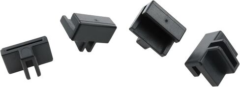 Wantane-ملف خزانة القضبان كليب معلقة ملف السكك الحديدية كليب ملف القضبان معلقة ملف السكك الحديدية كليب ملف أسود مشبك السكك الحديدية البلاستيكية إبقاء المجلدات نظيفة ومنظمة-16 قطعة in Kuwait