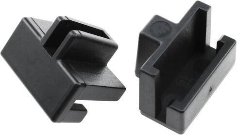 Wantane-ملف خزانة القضبان كليب معلقة ملف السكك الحديدية كليب ملف القضبان معلقة ملف السكك الحديدية كليب ملف أسود مشبك السكك الحديدية البلاستيكية إبقاء المجلدات نظيفة ومنظمة-16 قطعة in Kuwait