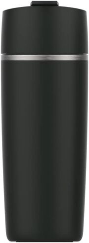 GoodBrew Flip Top، ماكينة صنع القهوة والشاي المعزولة، ماكينة صنع القهوة بالضغط الفرنسي للسفر، مثالية للتنقل أو التخييم أو السفر (15oz) (كريما بيج) in Saudi Arabia