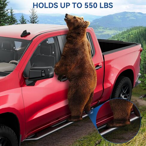 OEDRO Running Boards Compatible with 2015-2024 Chevy Colorado/GMC Canyon Crew Cab, Textured Black Side Step Rails Nerf Bars in Saudi Arabia