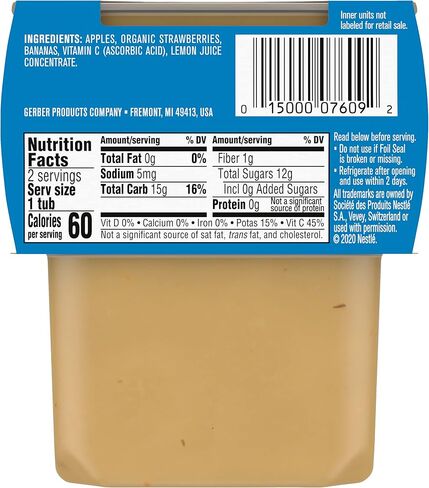 Gerber Baby Food, Banana Apple Pear, 4 Oz, 2 Ct in Saudi Arabia