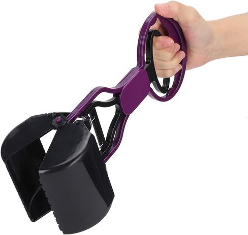 Pets Pooper Scooper, Lightweight Durable Environment Simple to Use Dog Faece Picker for Pet for Take Faeces(Purple) in Kuwait