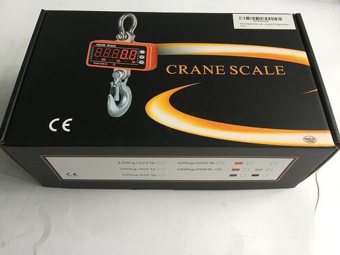مقياس الرافعة الرقمي 1000 كجم / 2000 رطل، ميزان معلق عالي الدقة للخدمة الشاقة مع جهاز تحكم عن بعد in Kuwait