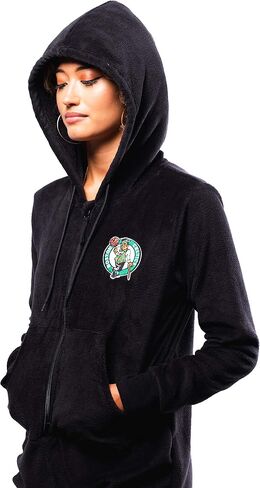 Ultra Game NBA Women's Sleepwear Super Soft Fleece Onesie Pajama Hooded Jumpsuit in Saudi Arabia
