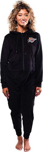 Ultra Game NBA Women's Sleepwear Super Soft Fleece Onesie Pajama Hooded Jumpsuit in Saudi Arabia