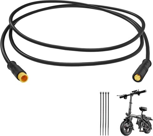 كابل تمديد Zacro Ebike 2Pin/3Pin/4Pin/5Pin/6Pin مقاوم للماء أنثى إلى ذكر، سلك الدراجة الكهربائية مناسب لمجموعة تحويل الدراجات، العرض/الفرامل/الخانق/مستشعر التحول/محرك المحور/أجزاء الدراجة الخفيفة in Kuwait