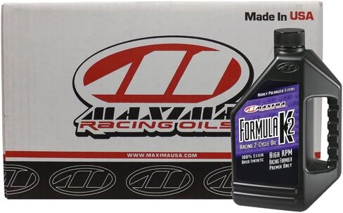 Maxima Racing Oils 22901-2PK Formula K2 Synthetic Racing 2-Stroke Premix Oil 1L Bottle, 2-Pack in Saudi Arabia