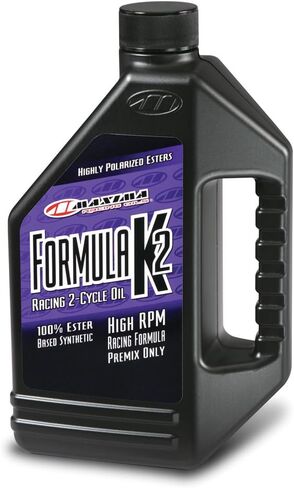 Maxima Racing Oils 22901-2PK Formula K2 Synthetic Racing 2-Stroke Premix Oil 1L Bottle, 2-Pack in Saudi Arabia