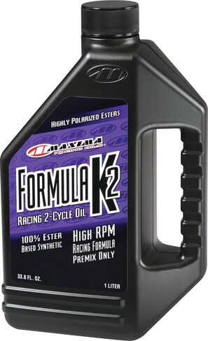 Maxima Racing Oils 22901-2PK Formula K2 Synthetic Racing 2-Stroke Premix Oil 1L Bottle, 2-Pack in Saudi Arabia