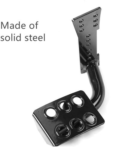 JeCar Steel Dead Pedal Left Side Foot Rest Compatible with Jeep Wrangler JK Unlimited 2007-2018 Sport Sahara Rubicon X Off Road Accessories (Black) in Saudi Arabia