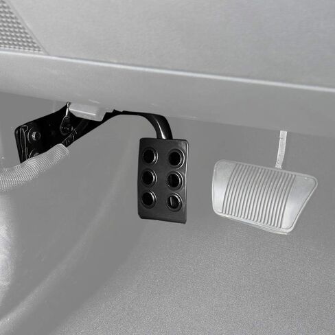 JeCar Steel Dead Pedal Left Side Foot Rest Compatible with Jeep Wrangler JK Unlimited 2007-2018 Sport Sahara Rubicon X Off Road Accessories (Black) in Saudi Arabia