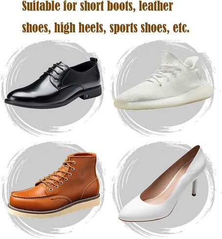 زوجان من البلاستيك بطول قابل للتعديل للنساء، حذاء شجرة الحذاء، حامل الحذاء، منظم الحذاء، حامل الحذاء، دعم عملي محمول للسفر، حذاء رياضي مع ملف زنبركي للتوتر (أسود) in Kuwait