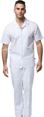 طقم بنطلون وقميص كتان للرجال من STACY ADAMS in Kuwait