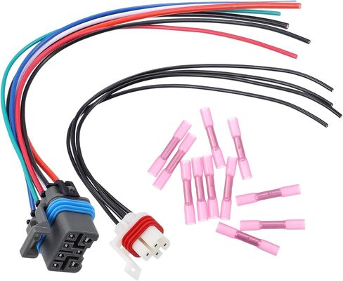 ACROPIX 7-Pin and 4-Pin Wire Leads Neutral Switch Connector Fit for 4L60E 4L80E 4L65E - Pack of 2 in Saudi Arabia