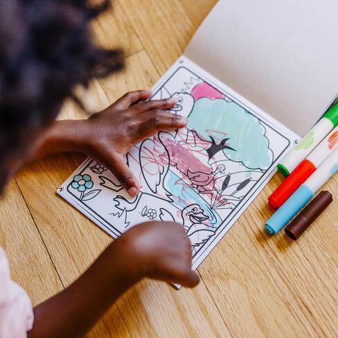 Melissa & Doug On the Go Magicolor Coloring Pad: Farm Animals - 18 Pages, 4 Markers in Saudi Arabia