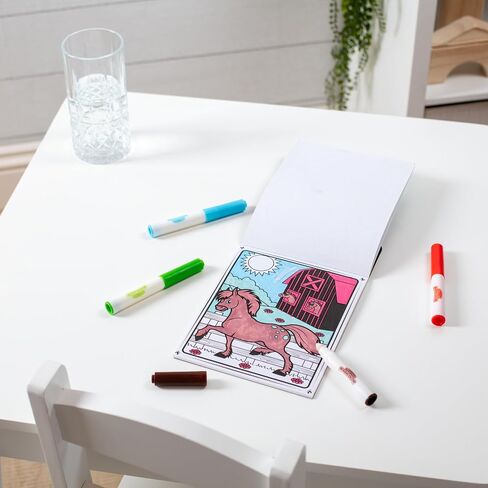 Melissa & Doug On the Go Magicolor Coloring Pad: Farm Animals - 18 Pages, 4 Markers in Saudi Arabia
