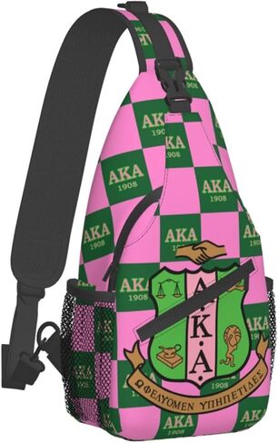 Sorority Gifts Sling Bag Crossbody Travel Hiking Chest Backpack Shoulder Daypack For Women in Saudi Arabia