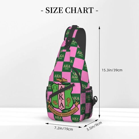 Sorority Gifts Sling Bag Crossbody Travel Hiking Chest Backpack Shoulder Daypack For Women in Saudi Arabia
