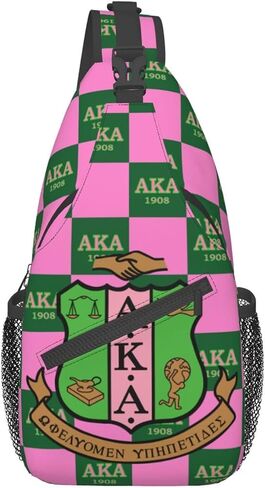 Sorority Gifts Sling Bag Crossbody Travel Hiking Chest Backpack Shoulder Daypack For Women in Saudi Arabia